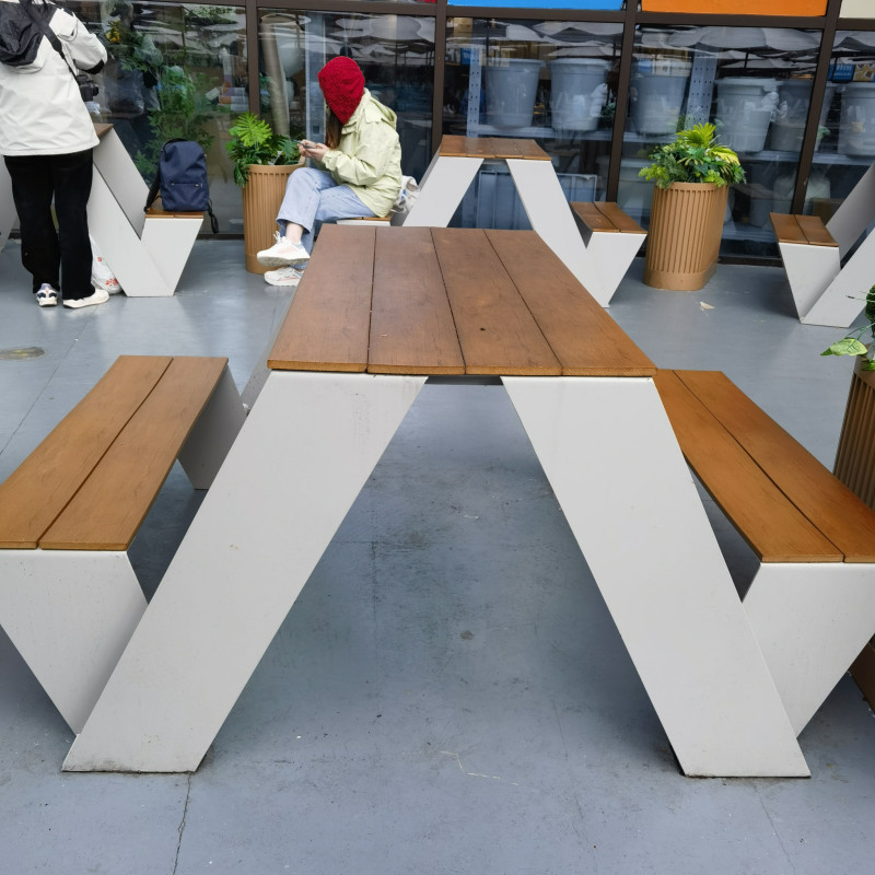 modern commercial outdoor patio teak furniture table and chair sets sale