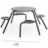 color customized stainless steel outdoor kids picnic table with umbrella