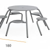 color customized stainless steel outdoor kids picnic table with umbrella