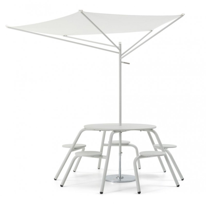 color customized stainless steel outdoor kids picnic table with umbrella